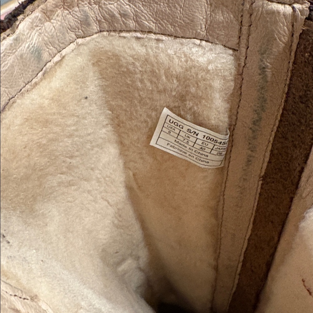 UGG Chocolate Brown Leather Knee-High Boots - Picture 8 of 8